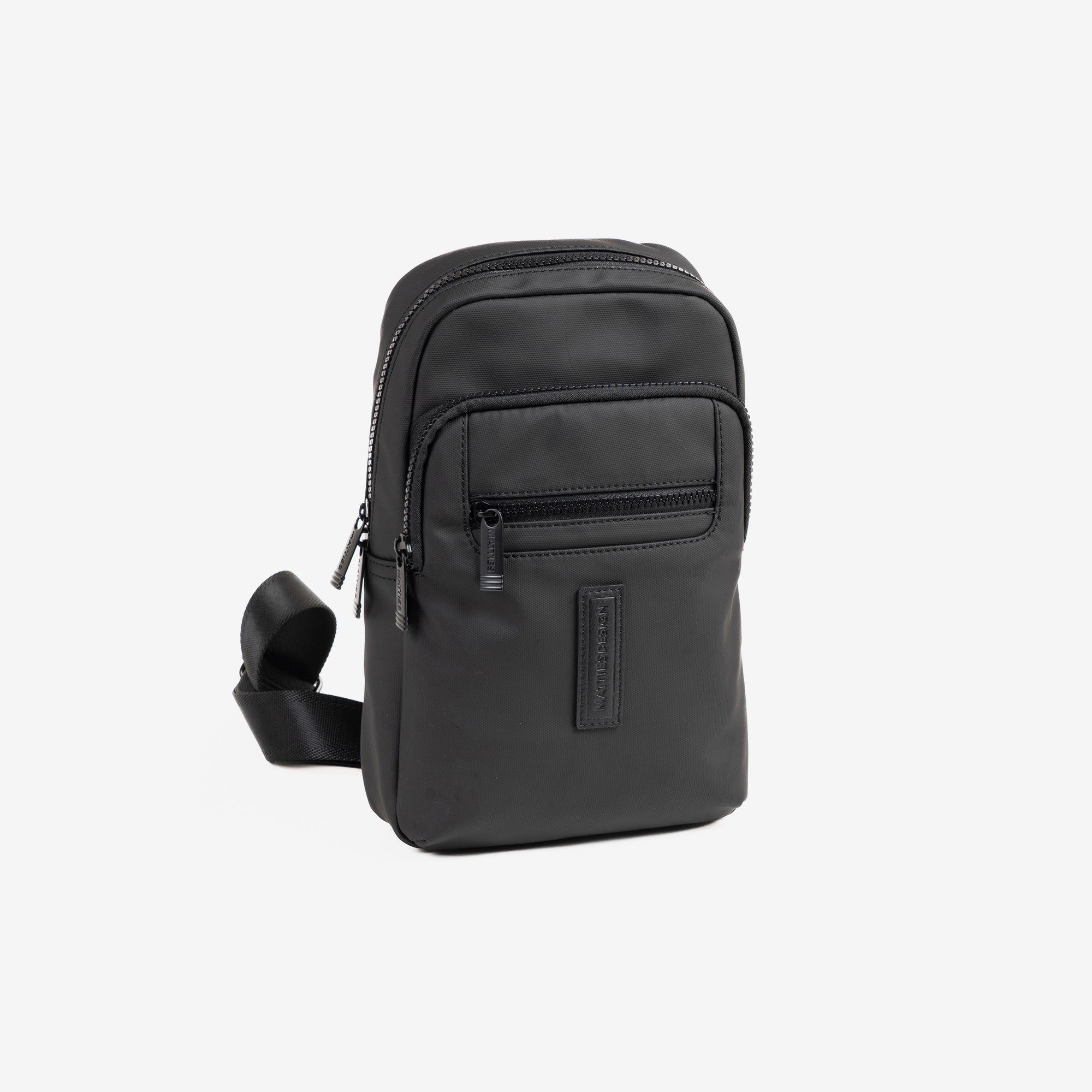 BOLSO BANDOLERA PARA HOMBRE, COLECCIÓN COATED NYLON. 19x27x7.5 cm - Matties Bags