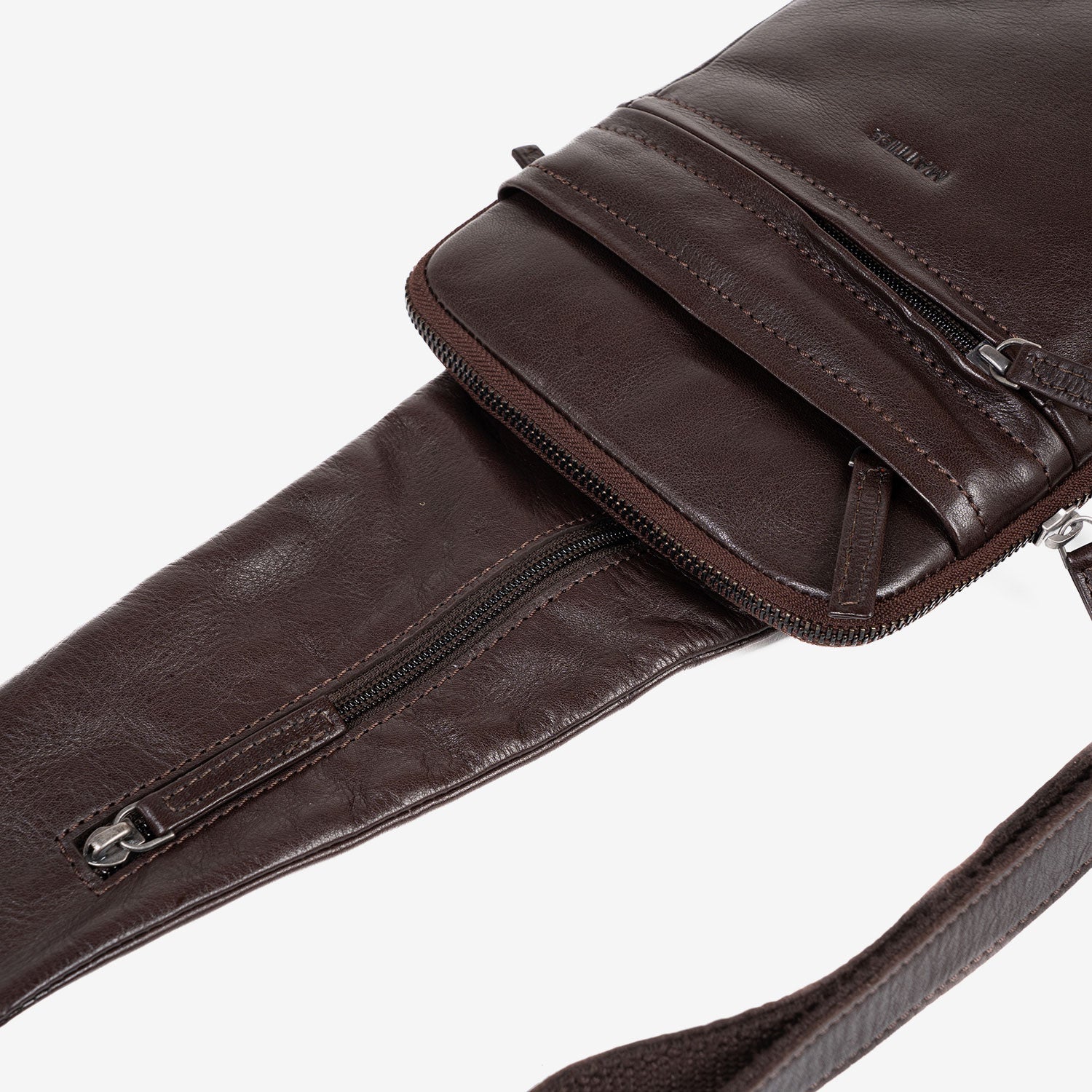 BOLSO BANDOLERA PARA HOMBRE, COLECCIÓN COW SILKY/LEATHER. 17x25 cm - Matties Bags