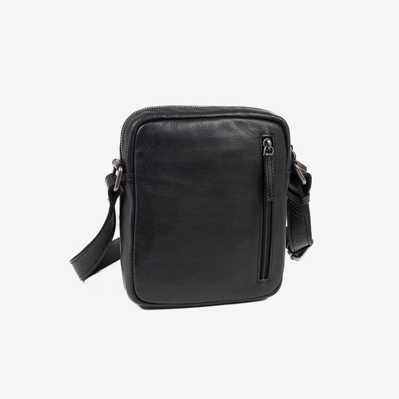 BOLSO BANDOLERA PARA HOMBRE, COLECCIÓN COW SILKY/LEATHER. 18x20 cm - Matties Bags