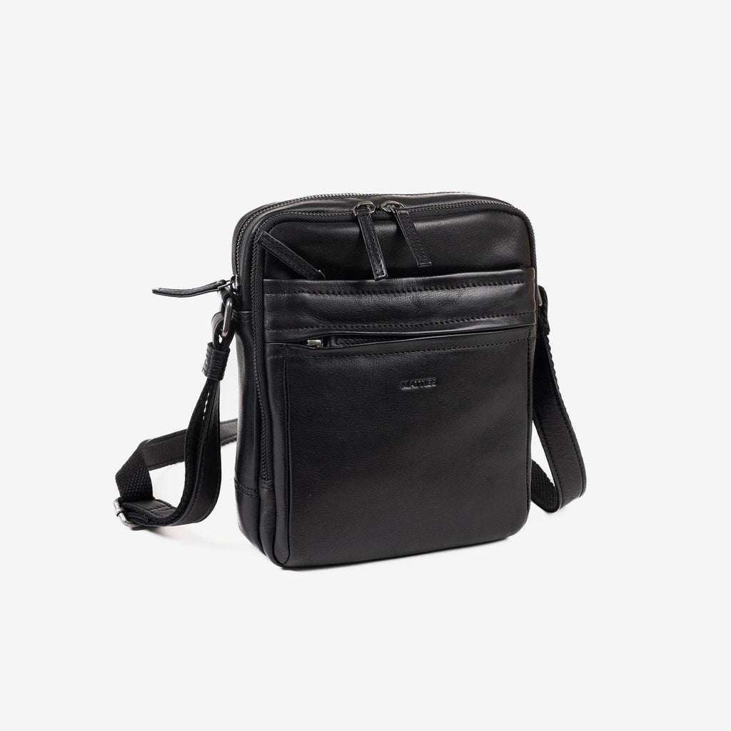 BOLSO BANDOLERA PARA HOMBRE, COLECCIÓN COW SILKY/LEATHER. 19x24 cm - Matties Bags