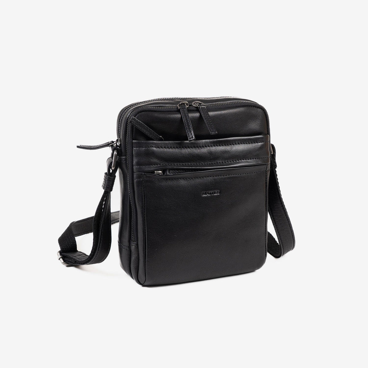 BOLSO BANDOLERA PARA HOMBRE, COLECCIÓN COW SILKY/LEATHER. 19x24 cm - Matties Bags
