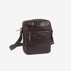 BOLSO BANDOLERA PARA HOMBRE, COLECCIÓN COW SILKY/LEATHER. 19x24 cm - Matties Bags