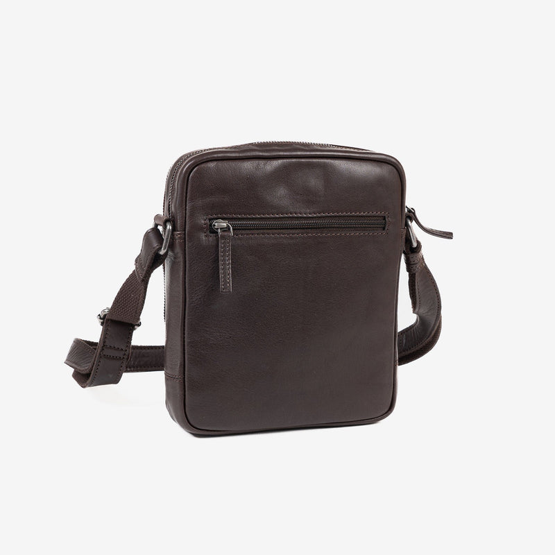 BOLSO BANDOLERA PARA HOMBRE, COLECCIÓN COW SILKY/LEATHER. 19x24 cm - Matties Bags