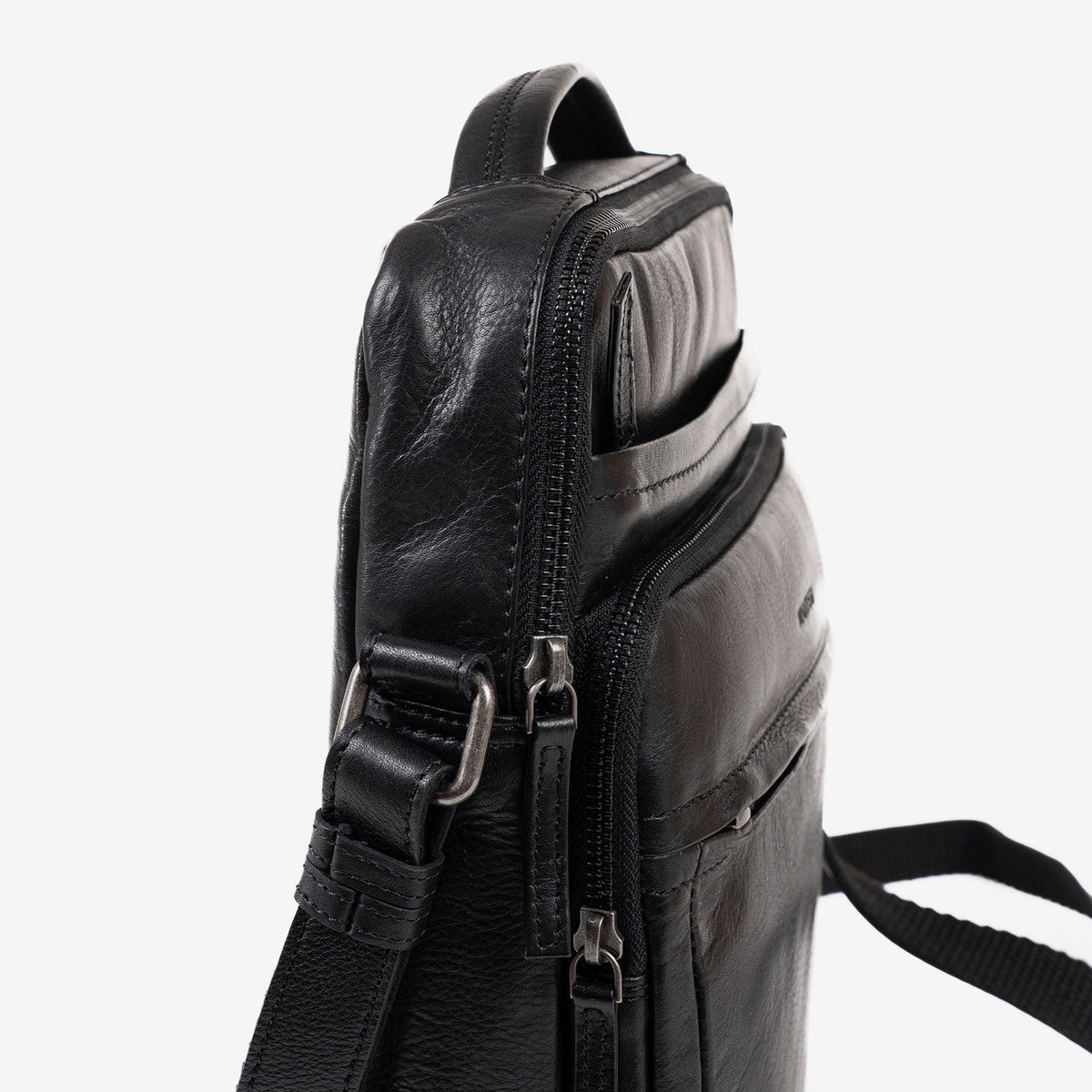 BOLSO BANDOLERA PARA HOMBRE, COLECCIÓN COW SILKY/LEATHER. 24x30 cm - Matties Bags