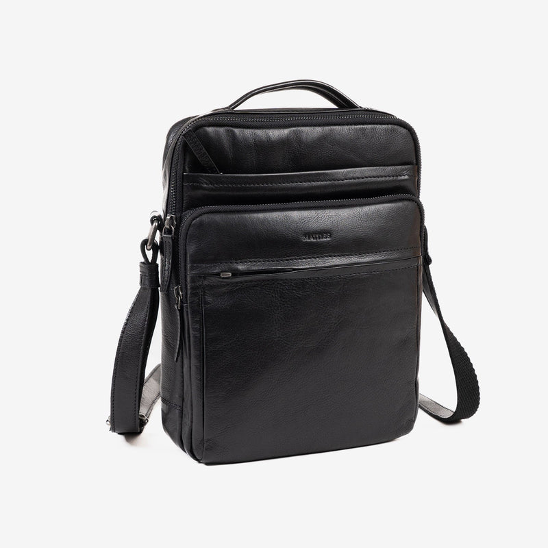 BOLSO BANDOLERA PARA HOMBRE, COLECCIÓN COW SILKY/LEATHER. 24x30 cm - Matties Bags