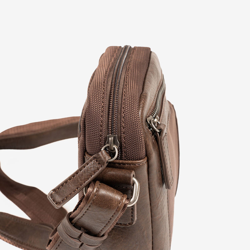 BOLSO BANDOLERA PARA HOMBRE, COLECCIÓN NYLON SPORT. 15.5x18.5x6.5 cm - Matties Bags