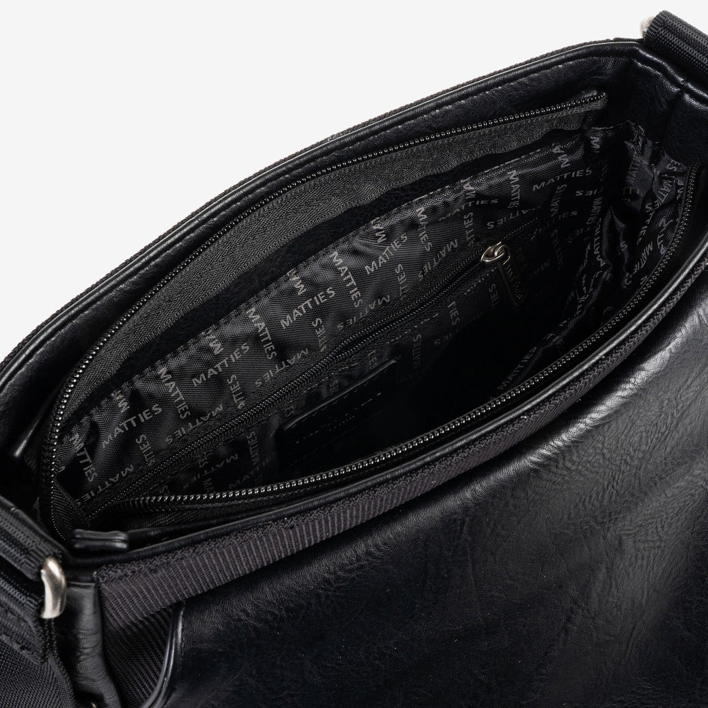 BOLSO BANDOLERA PARA HOMBRE, COLECCIÓN NYLON SPORT. 23.5x27x7.5 cm - Matties Bags