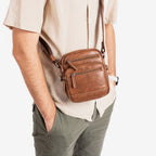 Bolso bandolera para hombre, Serie Classic Sport. 15x18 cm - Matties Bags
