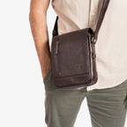 Bolso bandolera para hombre, Serie Classic Sport. 17x22 cm - Matties Bags