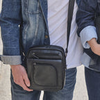 Bolso bandolera para hombre, Serie Classic Sport. 19x23 cm - Matties Bags