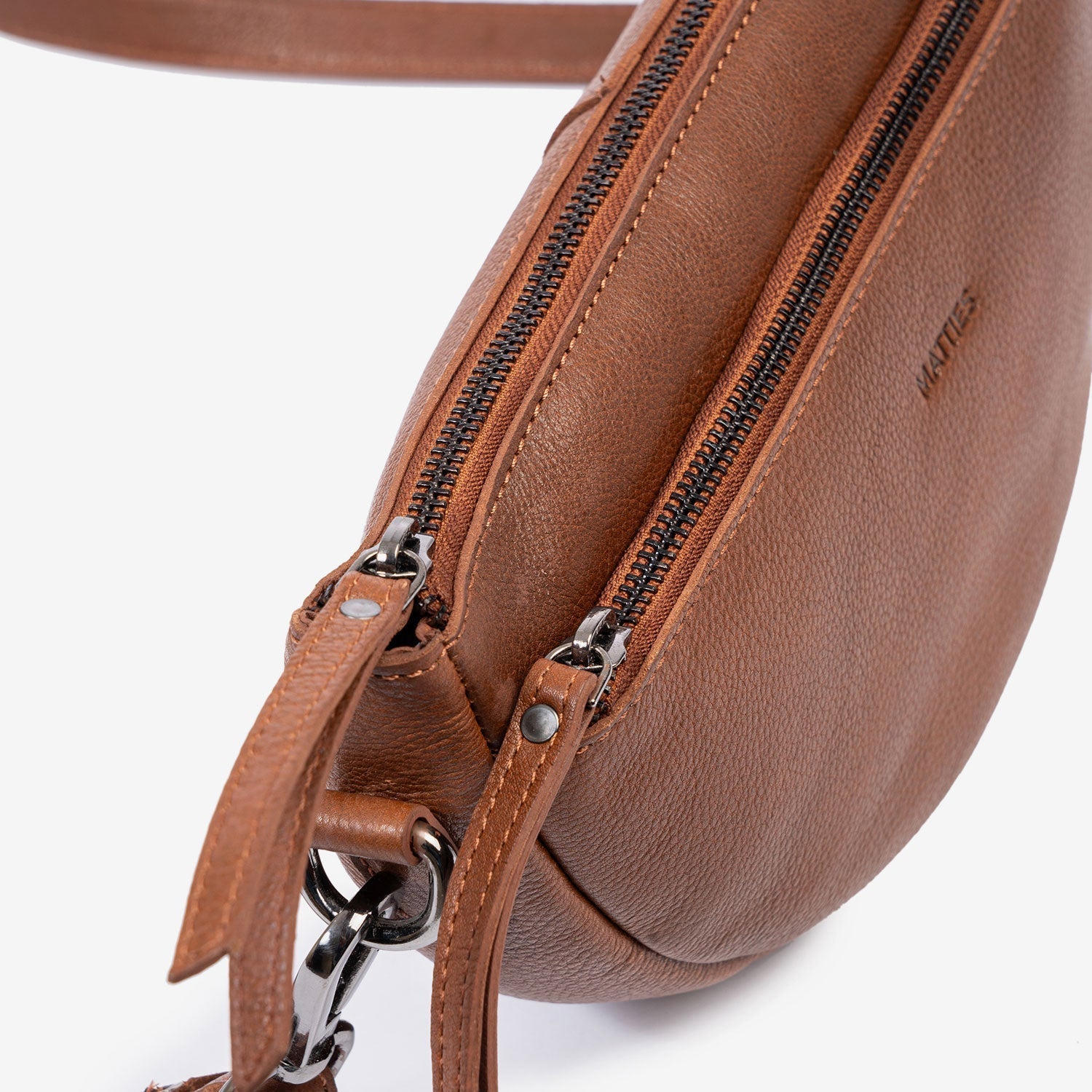 Bolso bandolera, Serie eva/leather. 24x14x07 cm - Matties Bags