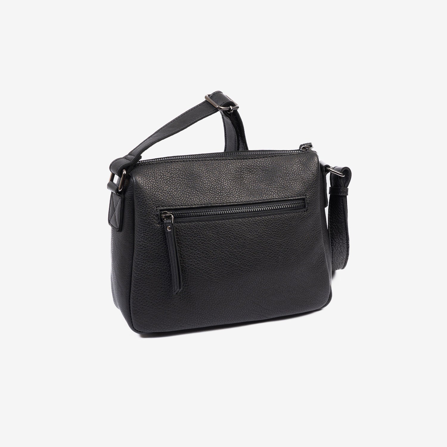 Bolso bandolera, Serie eva/leather. 25x19.5x10 cm - Matties Bags