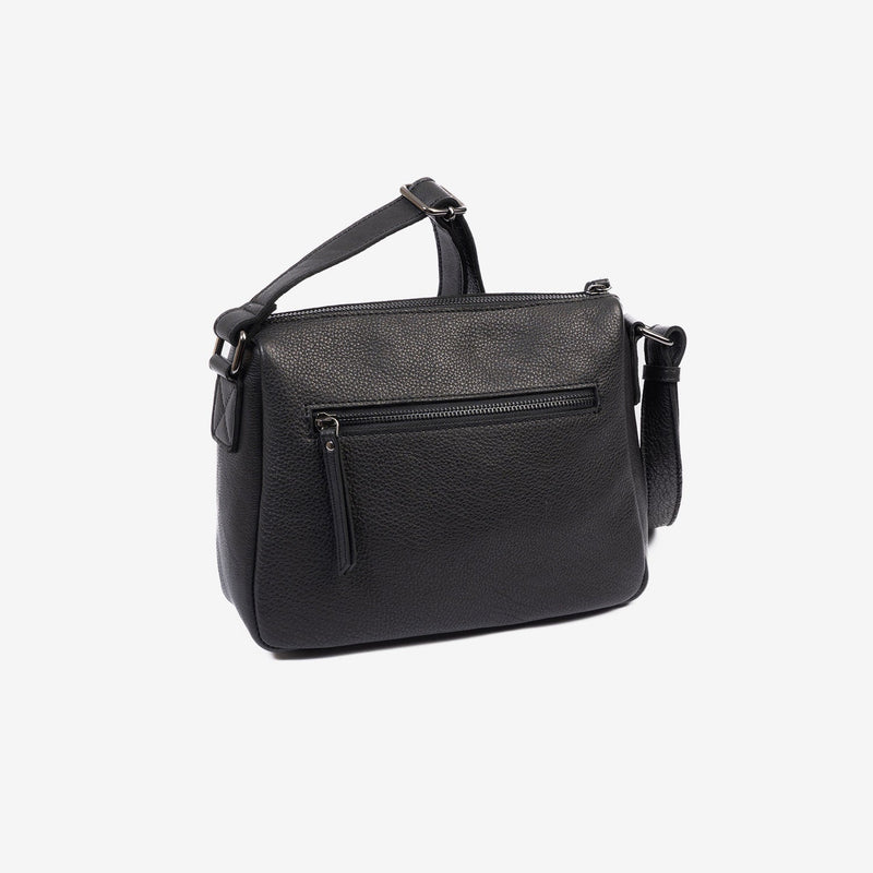 Bolso bandolera, Serie eva/leather. 25x19.5x10 cm - Matties Bags