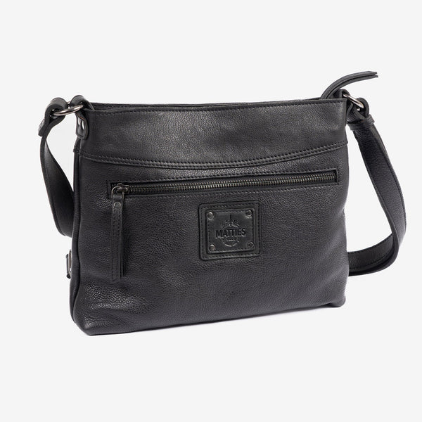 Bolso bandolera, Serie eva/leather. 27x23x05 cm - Matties Bags