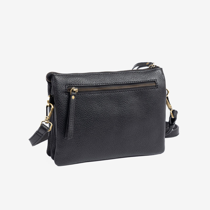 Bolso bandolera, Serie floater/leather. 25.5x17x07 cm - Matties Bags