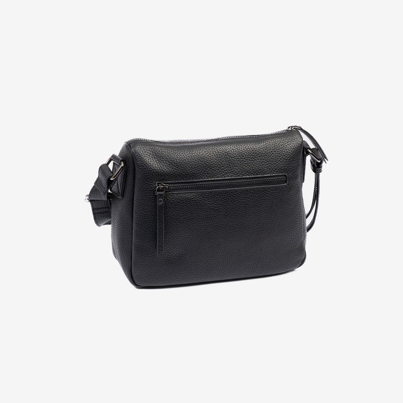 Bolso bandolera, Serie floater/leather. 25x19.5x10 cm - Matties Bags