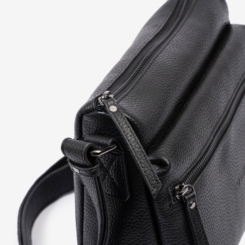 Bolso bandolera, Serie floater/leather. 25x19.5x10 cm - Matties Bags