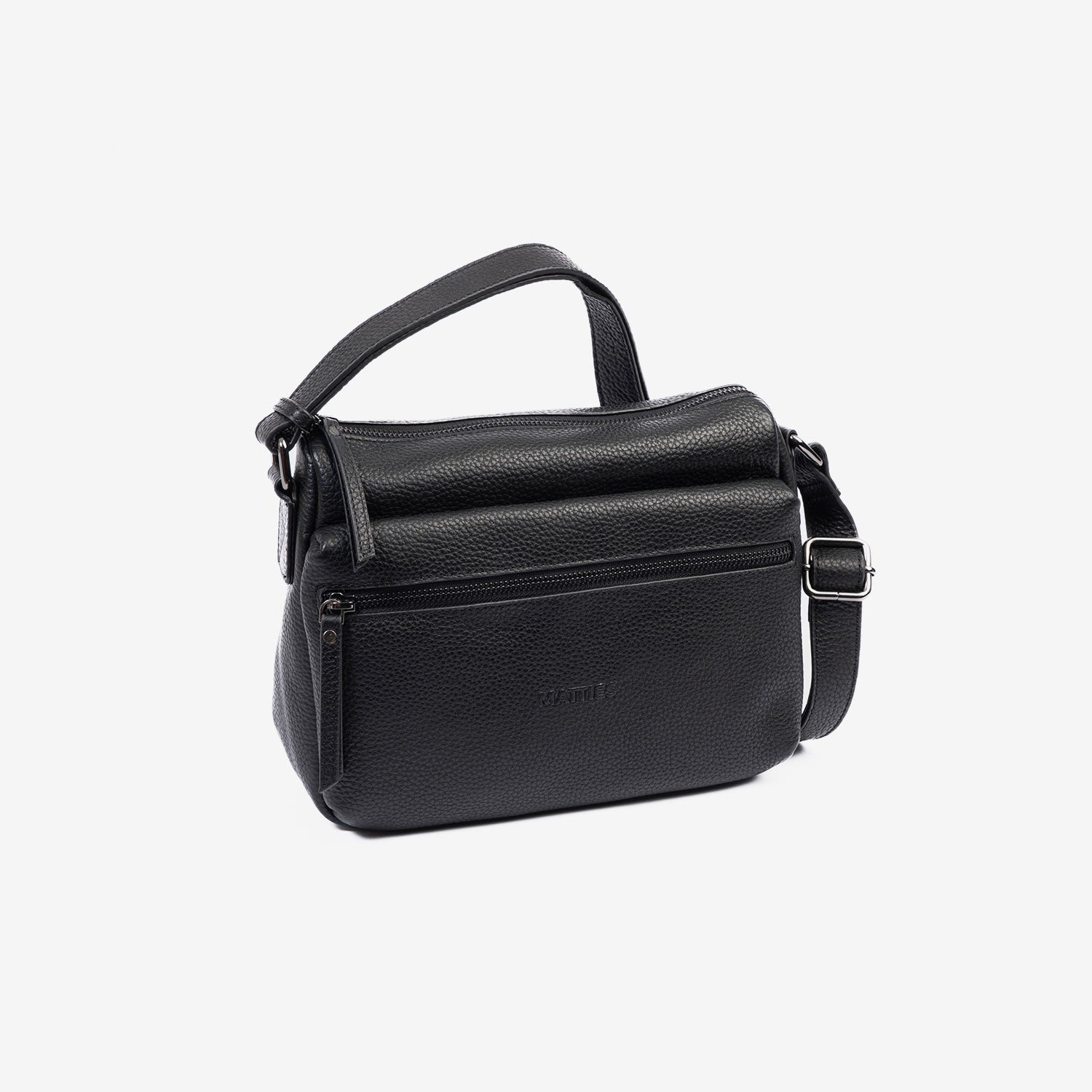 Bolso bandolera, Serie floater/leather. 25x19.5x10 cm - Matties Bags
