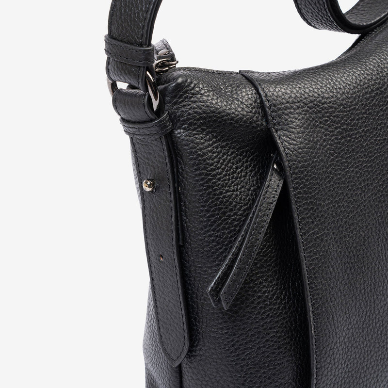 Bolso bandolera, Serie floater/leather. 29x23x10 cm - Matties Bags