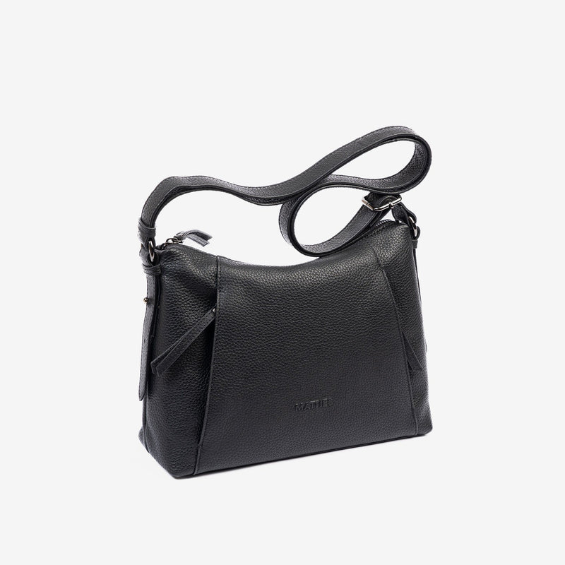 Bolso bandolera, Serie floater/leather. 29x23x10 cm - Matties Bags