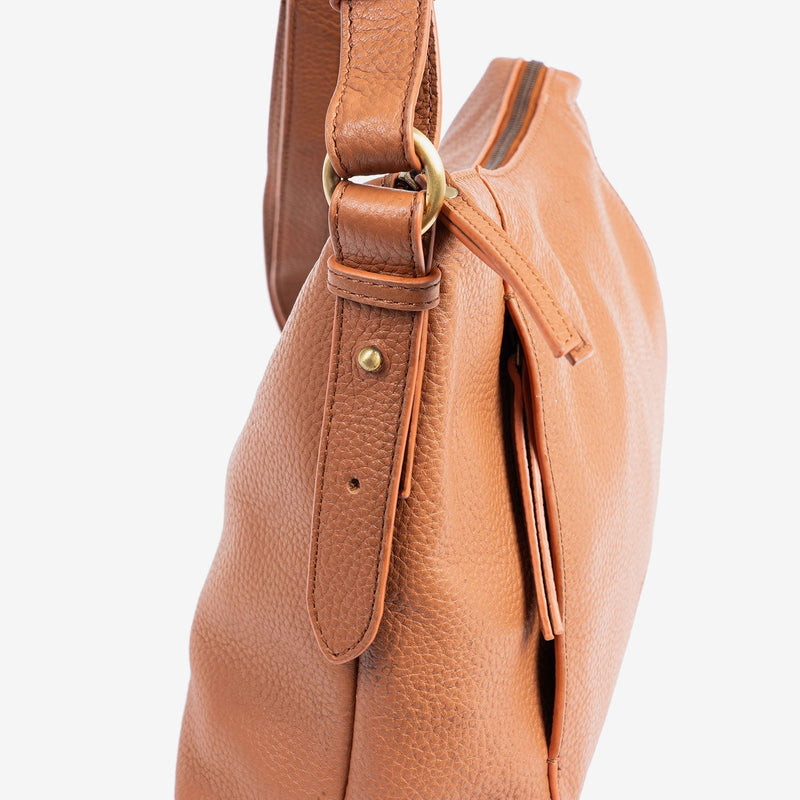 Bolso bandolera, Serie floater/leather. 29x23x10 cm - Matties Bags