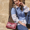 Bolso bandolera, Serie velvet. 28x16x09 cm - Matties Bags