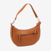 BOLSO DE HOMBRO CON BANDOLERA, COLOR CUERO, SERIE BEIRES. 24.5x14x4.5 CM - Matties Bags
