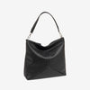 BOLSO DE HOMBRO CON BANDOLERA, COLOR NEGRO, SERIE ABLA. 21x29x12 CM - Matties Bags