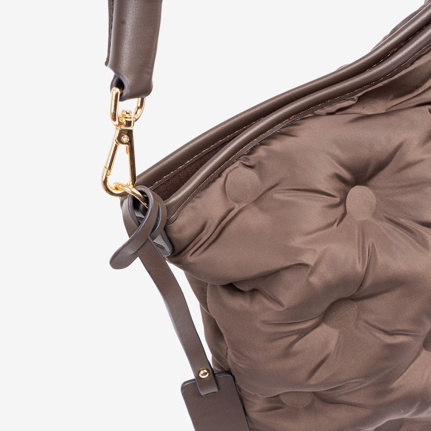 Bolso de hombro con bandolera, Serie acolchado. 36x28x05 cm - Matties Bags