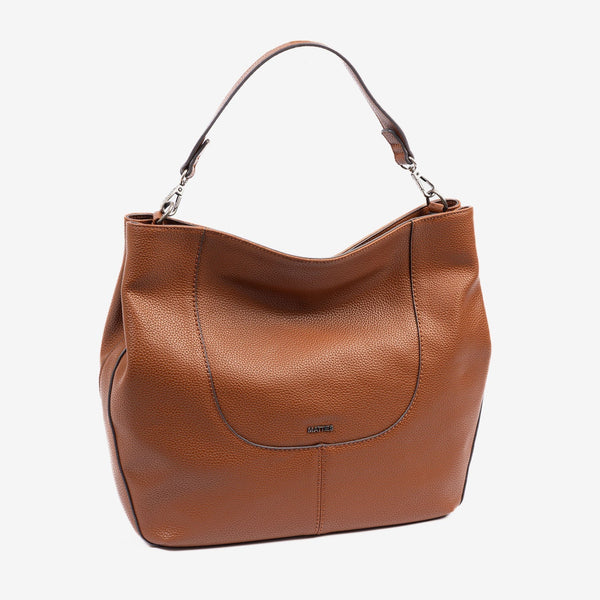 Bolso de hombro con bandolera, Serie cozy. 33.5x31x12 cm - Matties Bags