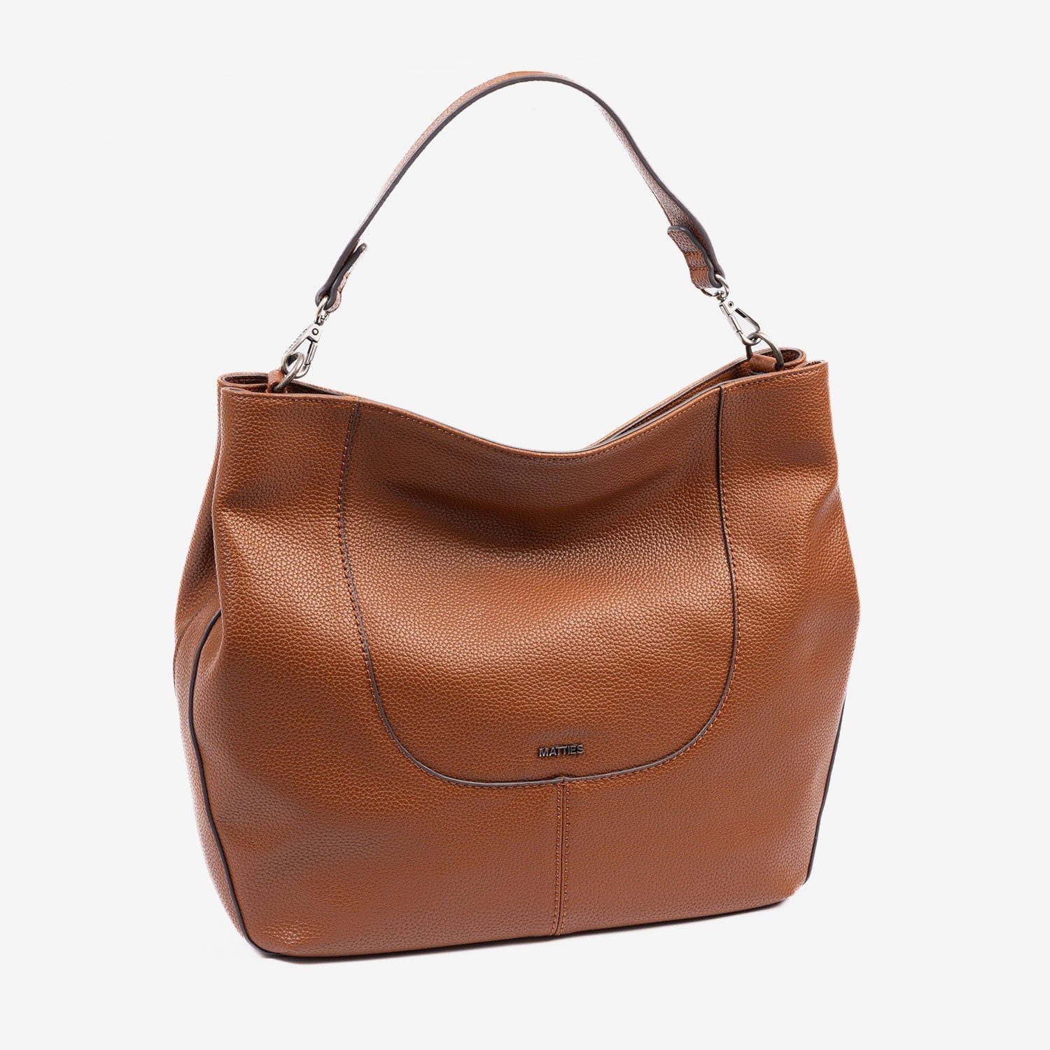 Bolso de hombro con bandolera, Serie cozy. 33.5x31x12 cm - Matties Bags