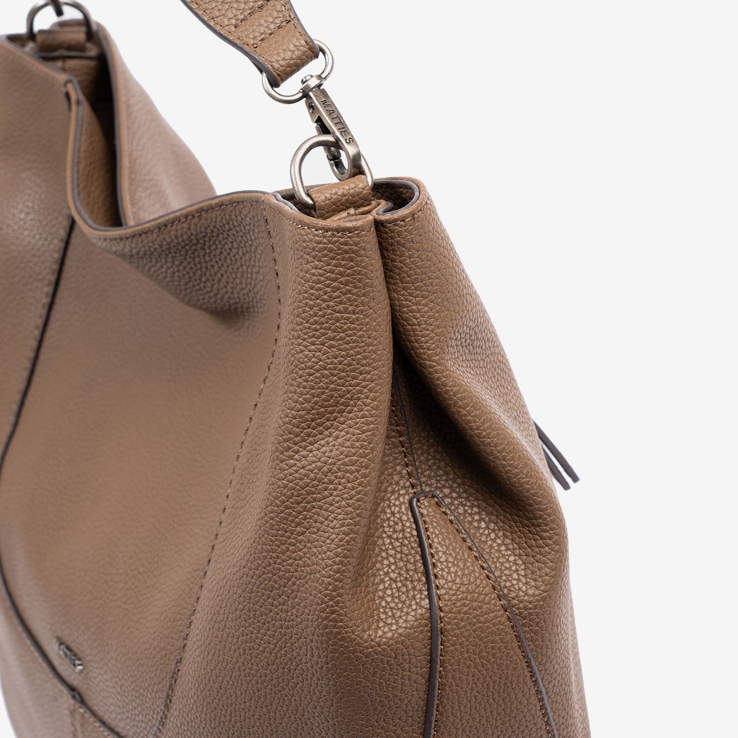 Bolso de hombro con bandolera, Serie cozy. 33.5x31x12 cm - Matties Bags