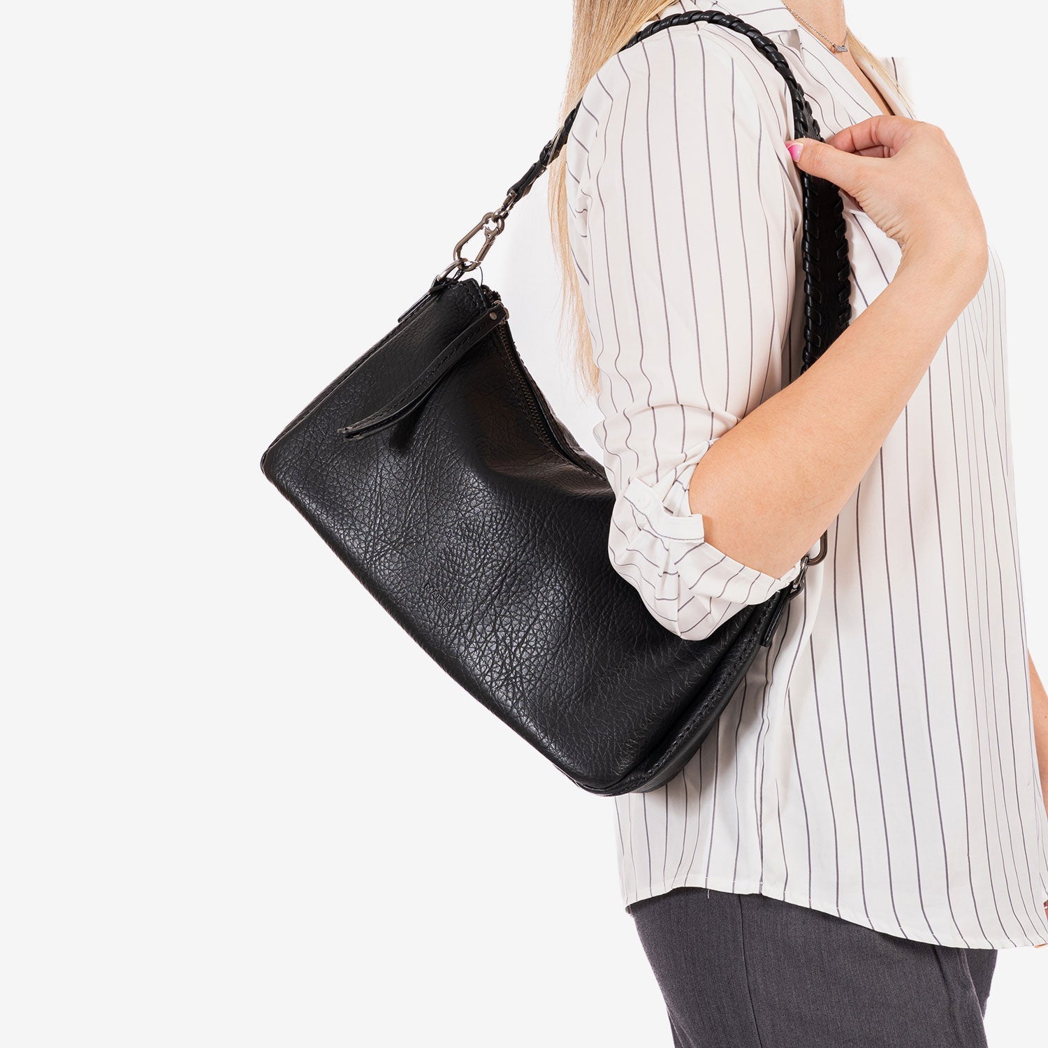 Bolso de hombro con bandolera, Serie delara. 32.5x19x11 cm - Matties Bags