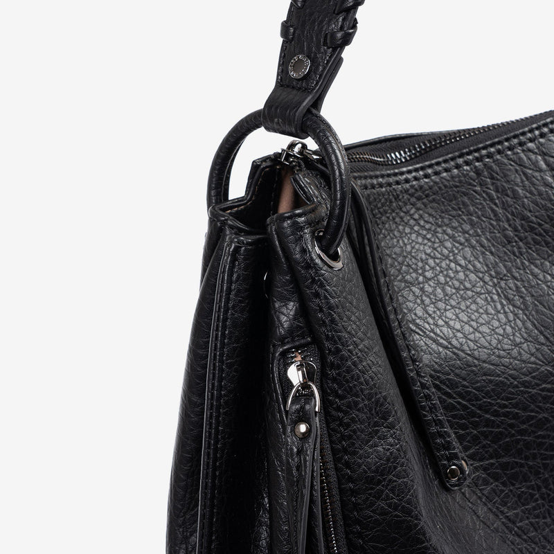 Bolso de hombro con bandolera, Serie delara. 37x25x14 cm - Matties Bags