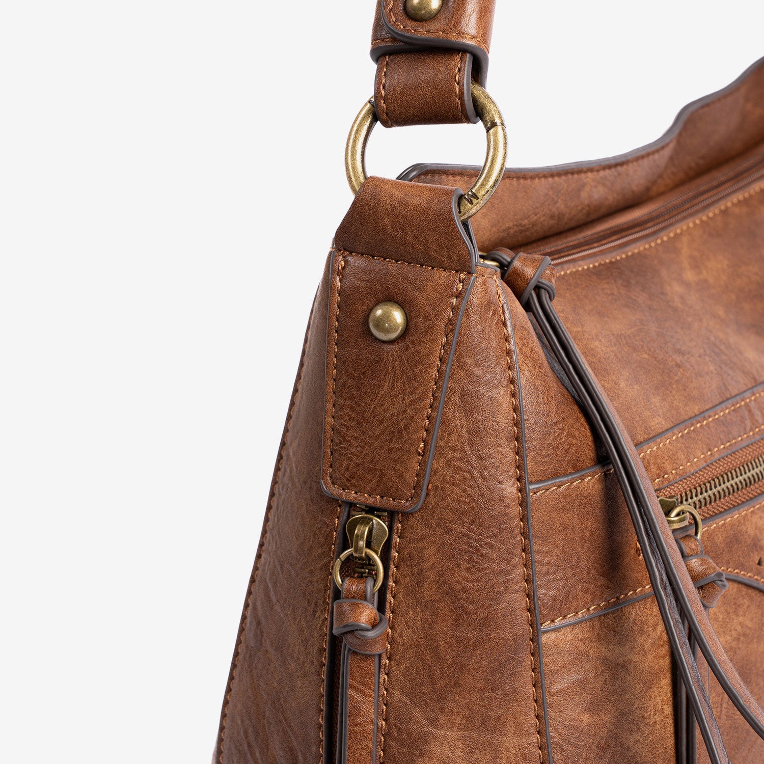 Bolso de hombro con bandolera, Serie savana. 32x24x12 cm - Matties Bags