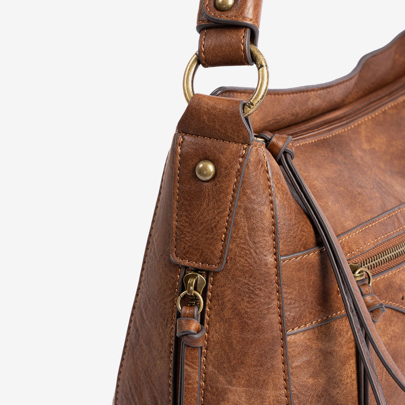 Bolso de hombro con bandolera, Serie savana. 32x24x12 cm - Matties Bags