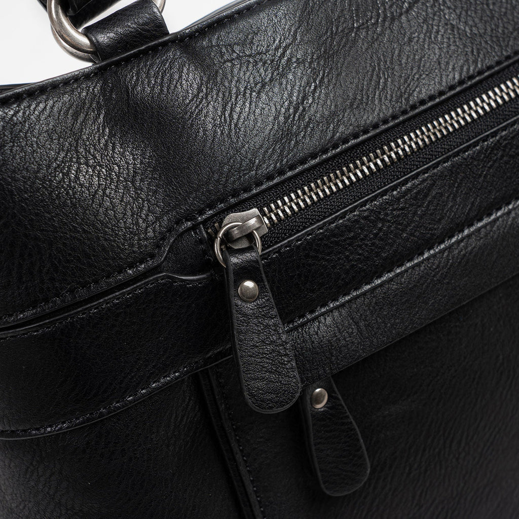Bolso de hombro, Serie Clásicos. 36x25x12 cm - Matties Bags
