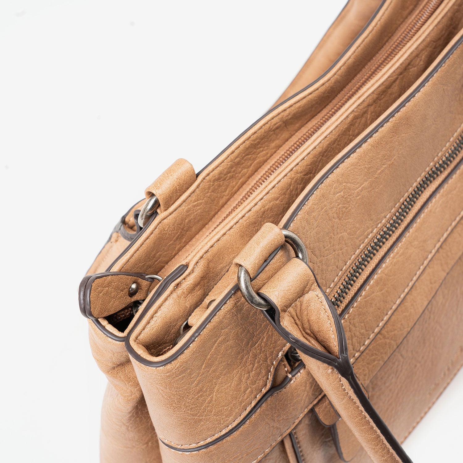 Bolso de hombro, Serie Clásicos. 36x25x12 cm - Matties Bags