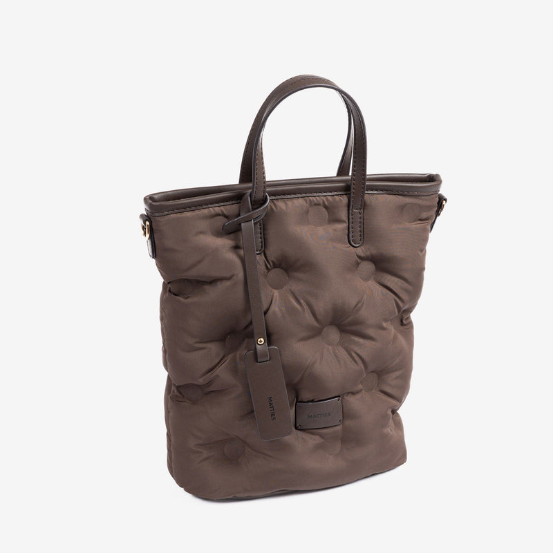Bolso de mano con bandolera, Serie acolchado. 21x26x10 cm - Matties Bags
