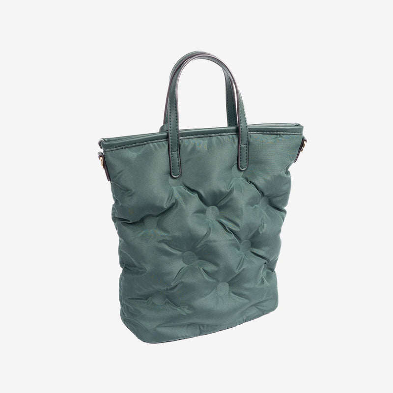 Bolso de mano con bandolera, Serie acolchado. 21x26x10 cm - Matties Bags