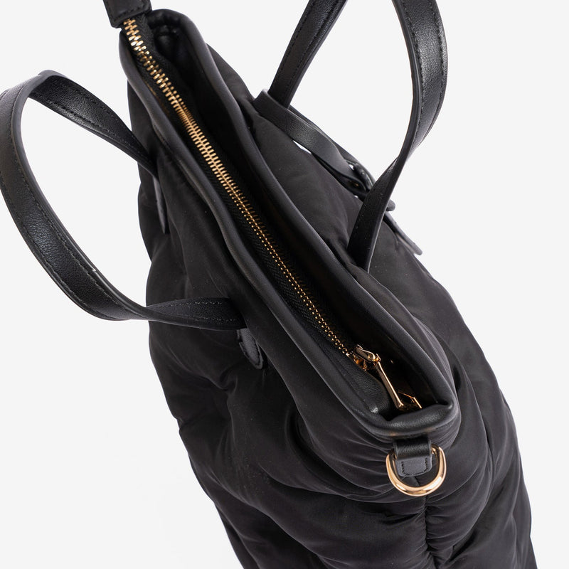 Bolso de mano con bandolera, Serie acolchado. 21x26x10 cm - Matties Bags