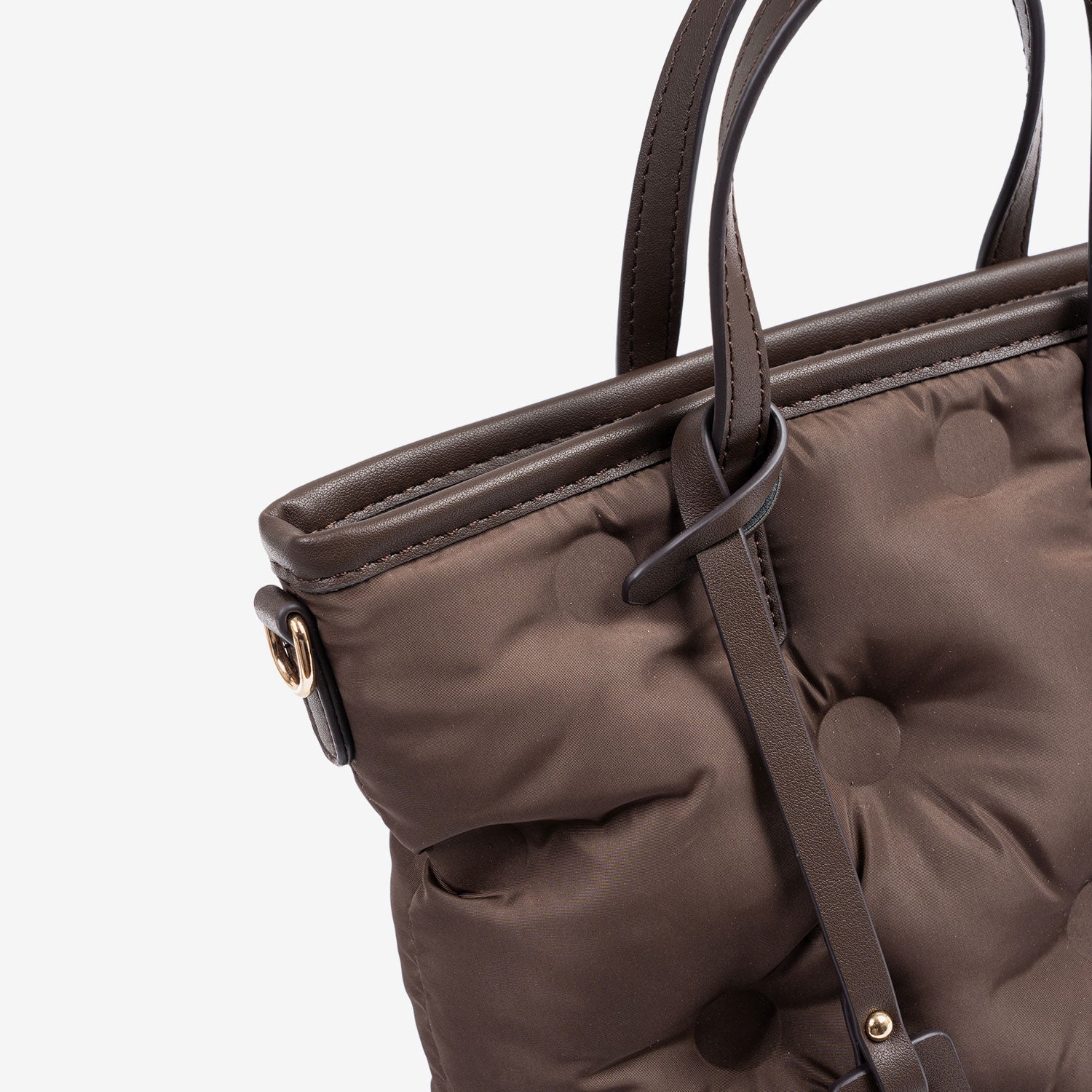 Bolso de mano con bandolera, Serie acolchado. 21x26x10 cm - Matties Bags