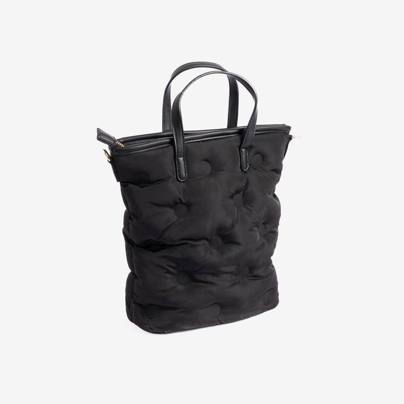 Bolso de mano con bandolera, Serie acolchado. 21x26x10 cm - Matties Bags