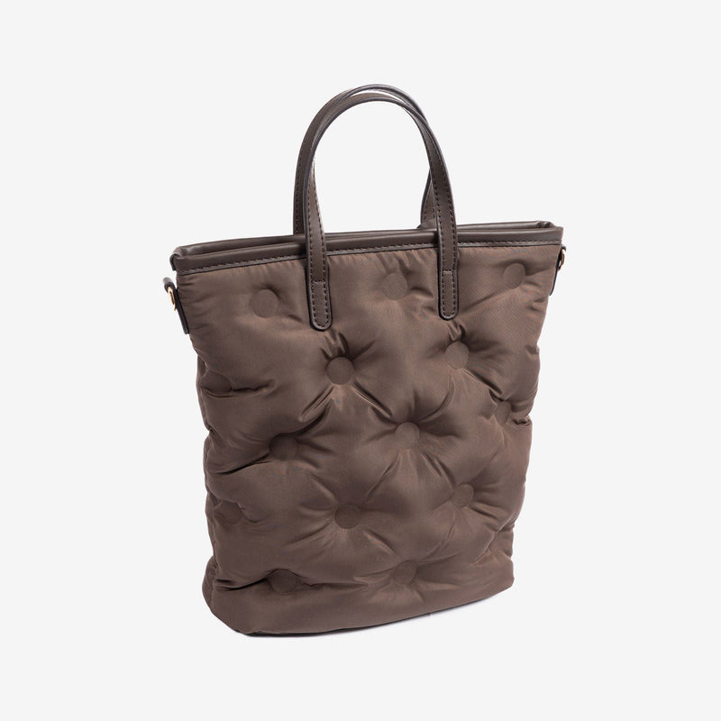 Bolso de mano con bandolera, Serie acolchado. 21x26x10 cm - Matties Bags