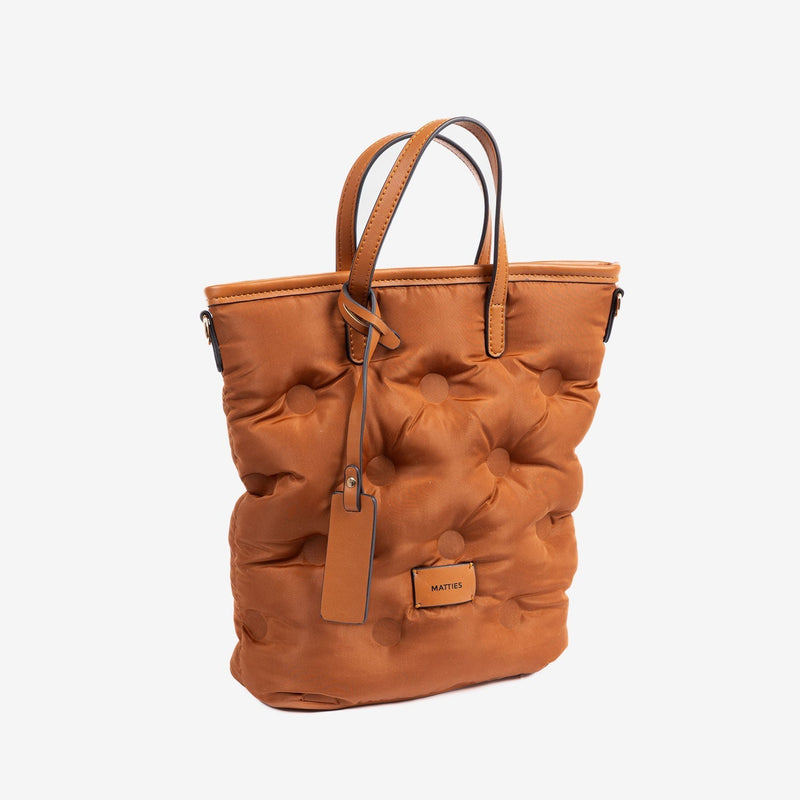 Bolso de mano con bandolera, Serie acolchado. 21x26x10 cm - Matties Bags