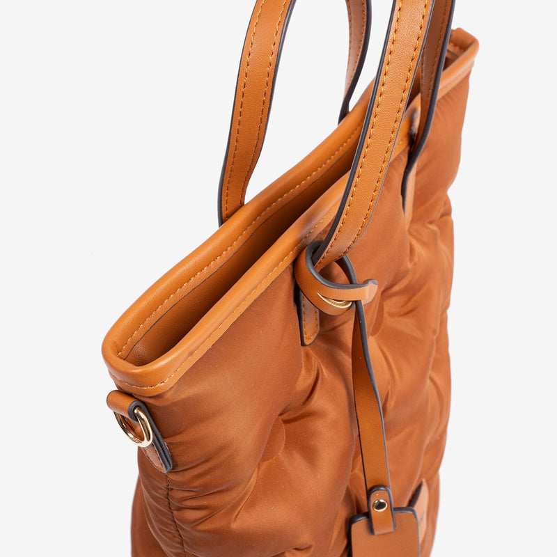 Bolso de mano con bandolera, Serie acolchado. 21x26x10 cm - Matties Bags