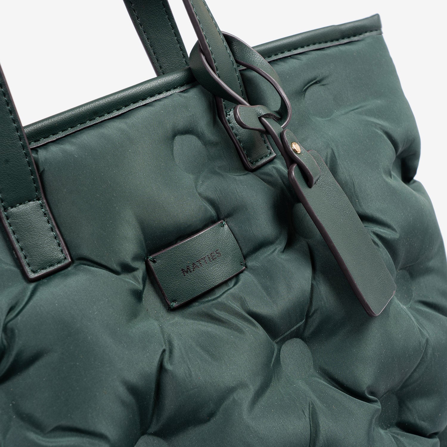 Bolso de mano con bandolera, Serie acolchado. 33x32x12.5 cm - Matties Bags