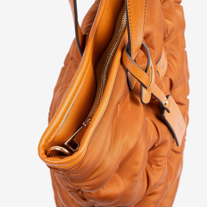 Bolso de mano con bandolera, Serie acolchado. 33x32x12.5 cm - Matties Bags