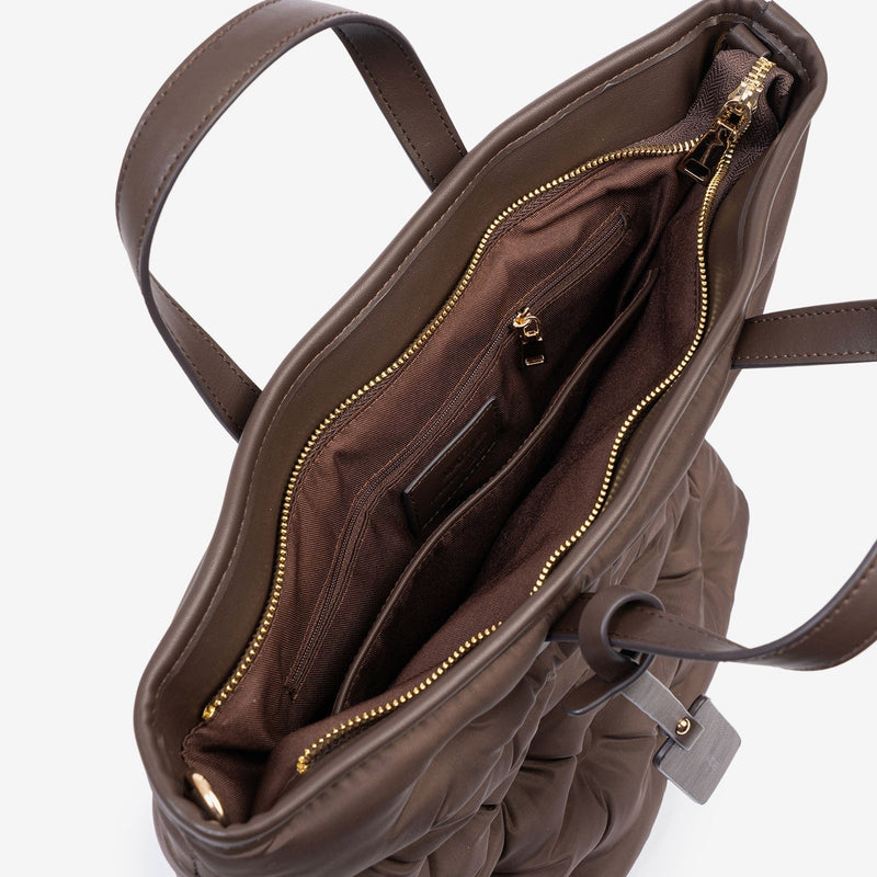 Bolso de mano con bandolera, Serie acolchado. 33x32x12.5 cm - Matties Bags