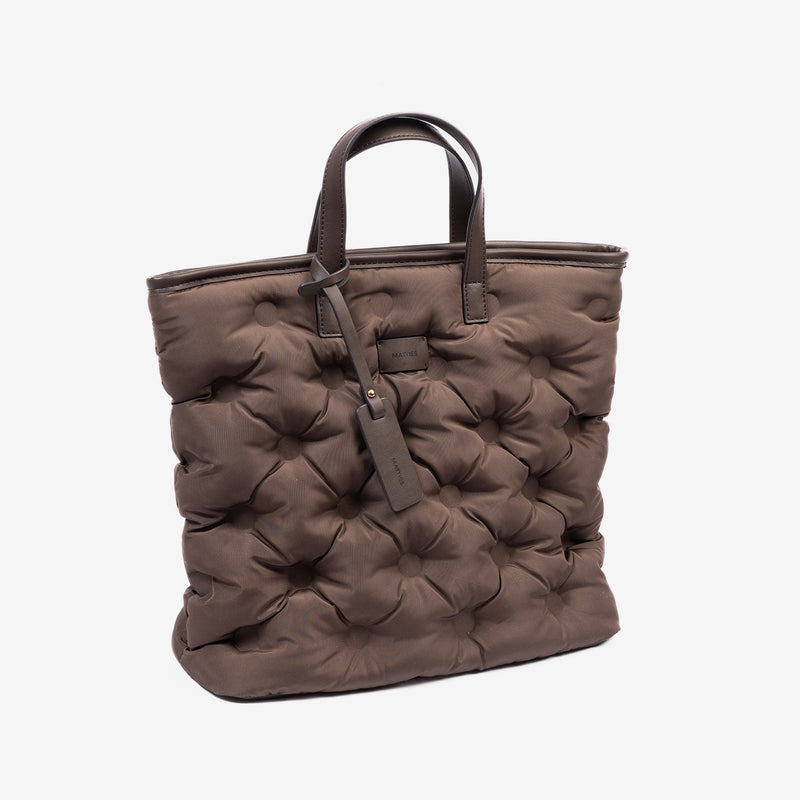 Bolso de mano con bandolera, Serie acolchado. 33x32x12.5 cm - Matties Bags